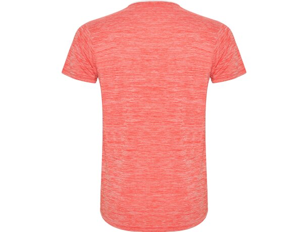 Camiseta ZOLDER Roly blanco/coral fluor vigore