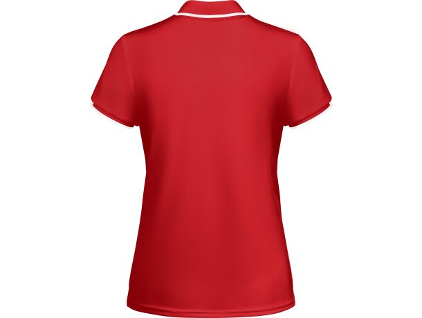 Polo TAMIL WOMAN Roly rojo/blanco