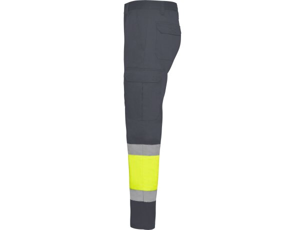 Pantalon invierno SOAN Roly de alta visibilidad plomo/amarillo fluor