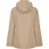 Parka mujer America Woman Roly con capucha extraíble reciclada Arena oscuro detalle 16