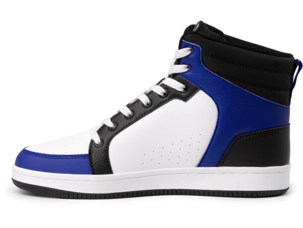 Zapatilla Space blanca Roly con plantilla foamizada confort Negro/blanco/royal detalle 19