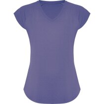 Camiseta Roly Jada mujer lila cuello pico reciclada
