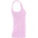 Camiseta sin mangas Dribe Roly en punto canalé stretch Rosa claro detalle 32