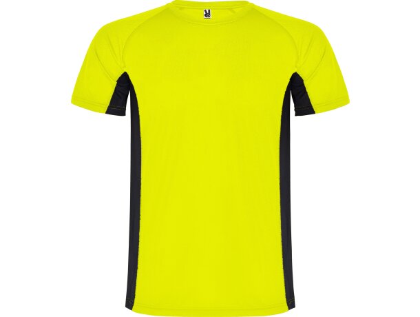 Camiseta SHANGHAI Roly amarillo fluor/negro