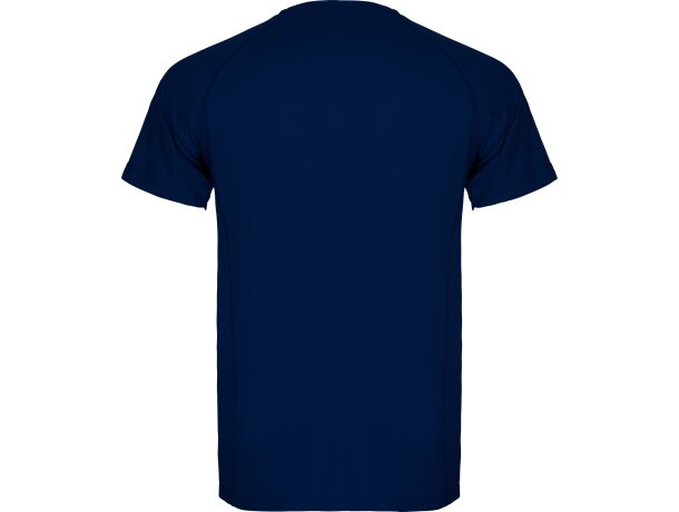 Camiseta técnica MONTECARLO manga corta unisex Roly 135 gr marino