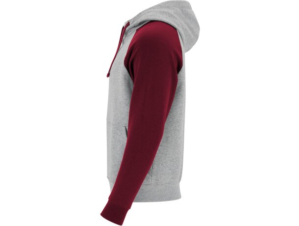 Sudadera BADET Roly gris vigore/granate