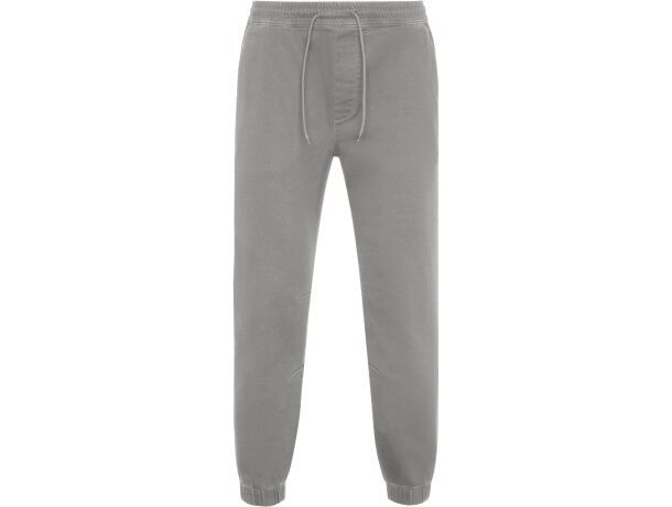 Pantalón jogger Flexar Roly con tejido stretch y puños ajustables Gris perla detalle 9