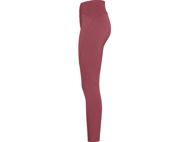 Leggings deportivos Norton de poliéster reciclado con cintura Rojo baya detalle 9