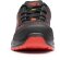 Zapato laboral Ruby Roly red knit textil certificado S1PS Rojo carbón vigoré detalle 7