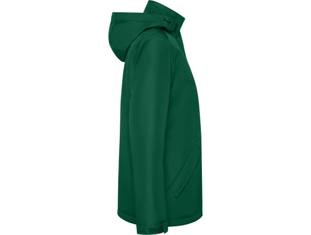 Parka mujer America Woman Roly con capucha extraíble reciclada Verde botella detalle 30