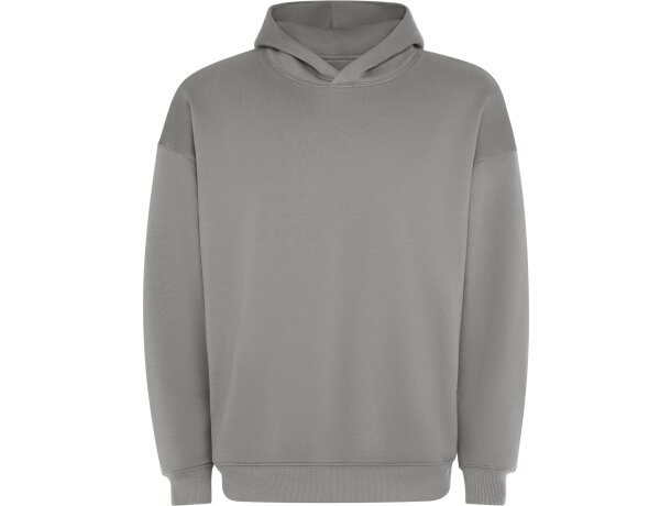 Sudadera con capucha Otto Roly para merchandising corporativo Gris perla detalle 15
