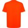 Camiseta oversize Bull de algodón pesado Roly Naranja fuego detalle 50