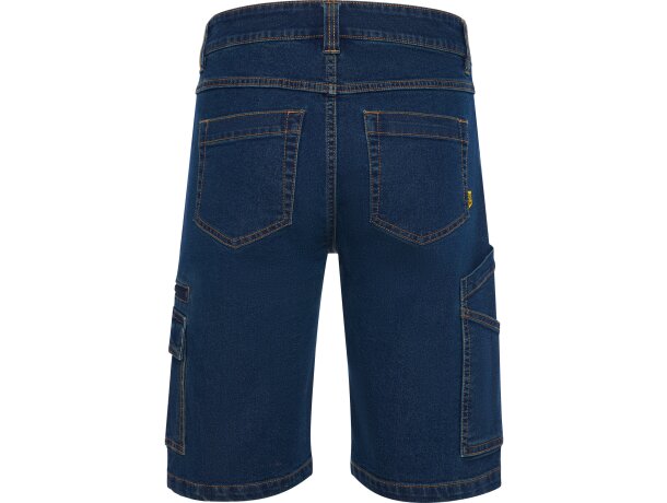 Bermuda Nivus vaquero multibolsillos Roly workwear Vaquero detalle 5