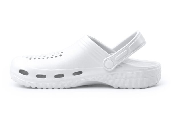 Zueco Eva Dan Roly con tira de sujeción ajustable Blanco detalle 4