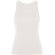 Camiseta sin mangas Dribe Roly en punto canalé stretch Blanco vintage