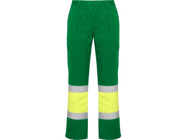 Pantalon invierno SOAN Roly de alta visibilidad verde jardín/amarillo flúor