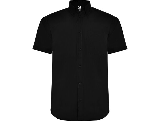 Camisa AIFOS Roly manga corta negro