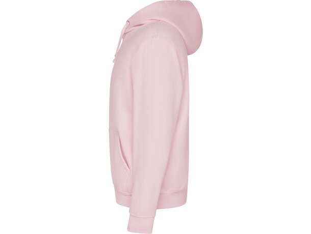 Sudadera con CAPUCHA Roly y dos bolsillos grandes rosa claro