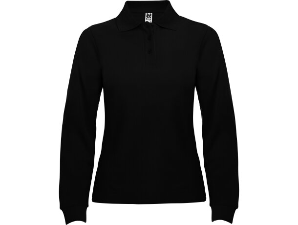 Polo Roly ESTRELLA Woman L/S negro