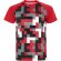 Camiseta técnica Ventor Roly poliéster interlock manga raglán Rojo detalle 25
