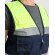 Chaleco Beta Roly alta visibilidad con bandas reflectantes Marino/amarillo fluor detalle 3
