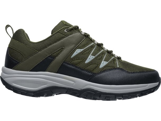 Zapatilla trekking MEGOS Roly verde militar