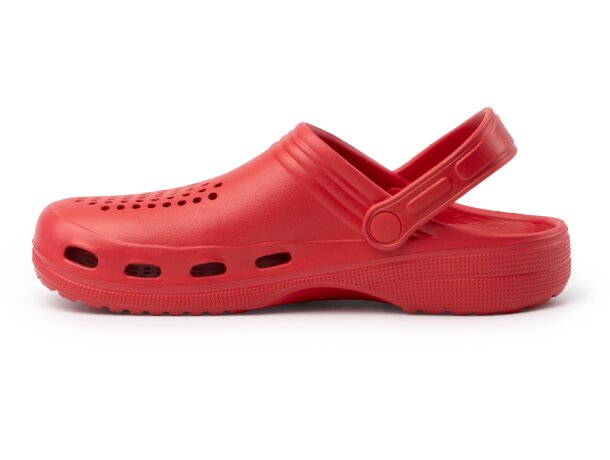 Zueco Eva Dan Roly con tira de sujeción ajustable Rojo detalle 28