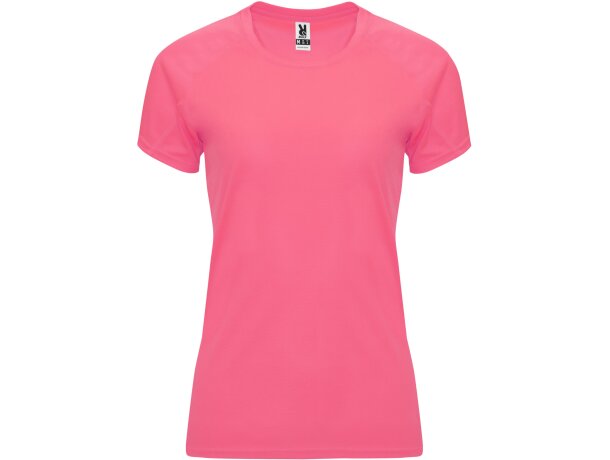 Camiseta BAHRAIN WOMAN Roly rosa lady fluor