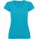 Camisetas personalizadas baratas  Roly Victoria de algodón 155 g turquesa