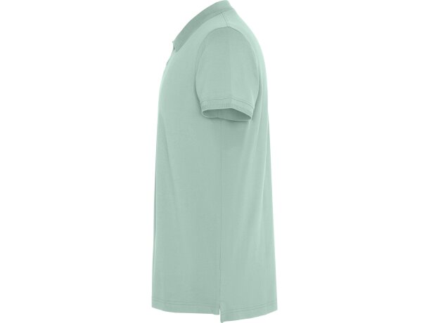 Polo Roly WOS manga corta tejido piqué stretch unisex Verde menta detalle 75