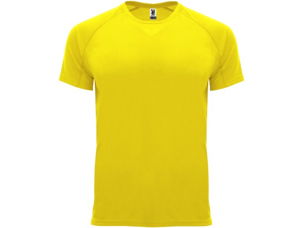 Camiseta técnica Roly BAHRAIN amarillo