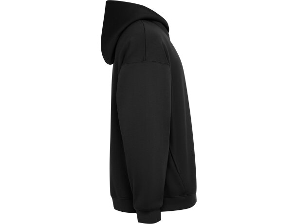 Sudadera con capucha Otto Roly para merchandising corporativo Negro detalle 14