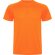 Camiseta técnica MONTECARLO manga corta unisex Roly 135 gr naranja fluor