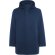 Parka acolchada Dome Roly negra con capucha extraíble unisex Marino