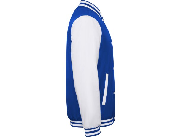 Chaqueta California Roly acolchada bicolor con cremallera Royal/blanco detalle 12