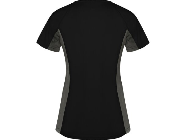 Camiseta SHANGHAI WOMAN Roly negro/plomo oscuro