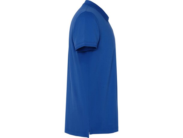 Polo Roly WOS manga corta tejido piqué stretch unisex Royal detalle 16