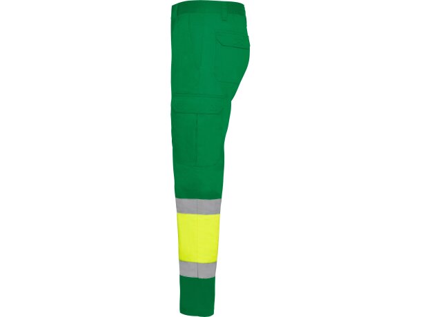 Pantalon invierno SOAN Roly de alta visibilidad verde jardín/amarillo flúor