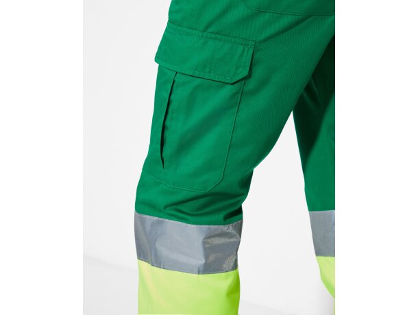 Pantalon invierno SOAN Roly de alta visibilidad plomo/amarillo fluor