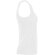 Camiseta sin mangas Dribe Roly en punto canalé stretch Blanco detalle 8