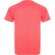 Camiseta técnica MONTECARLO manga corta unisex Roly 135 gr coral fluor