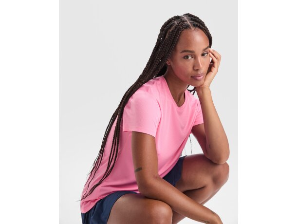 Camiseta Estoril Woman Blanco detalle 2