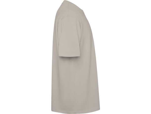 Camiseta oversize Bull de algodón pesado Roly Gris perla detalle 20