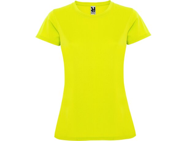 Camiseta técnica Roly Montecarlo amarillo fluor