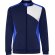 Sudadera deportiva Roly Leros bicolor con cremallera Royal/marino