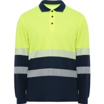 POLO Roly VEGA LS MANGA LARGA Roly VEGA T/S MARINO/AMARILLO FLUOR