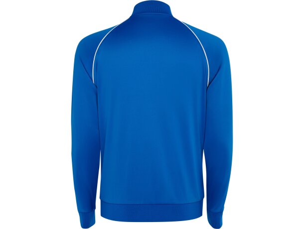 Chaqueta deportiva Valier Roly con cremallera y vivo reflectante Royal detalle 10