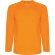 Camiseta técnica Roly MONTECARLO L/S naranja fluor