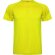 Camiseta técnica MONTECARLO manga corta unisex Roly 135 gr amarillo fluor