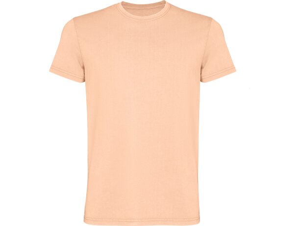 Camiseta Corgi Roly de algodón peinado 180 g para hombre Papaya claro lavado detalle 21